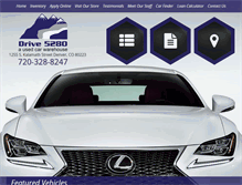 Tablet Screenshot of drive5280.com